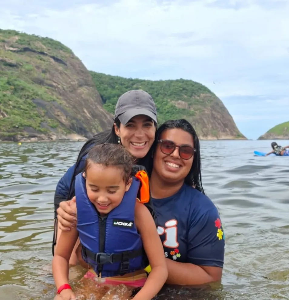 Momento registrado em um evento do Projeto Ao Mar