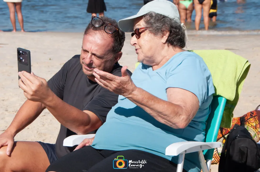 Momento registrado em um evento do Projeto Ao Mar