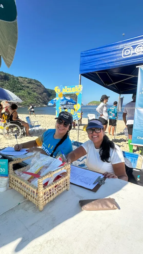 Momento registrado em um evento do Projeto Ao Mar